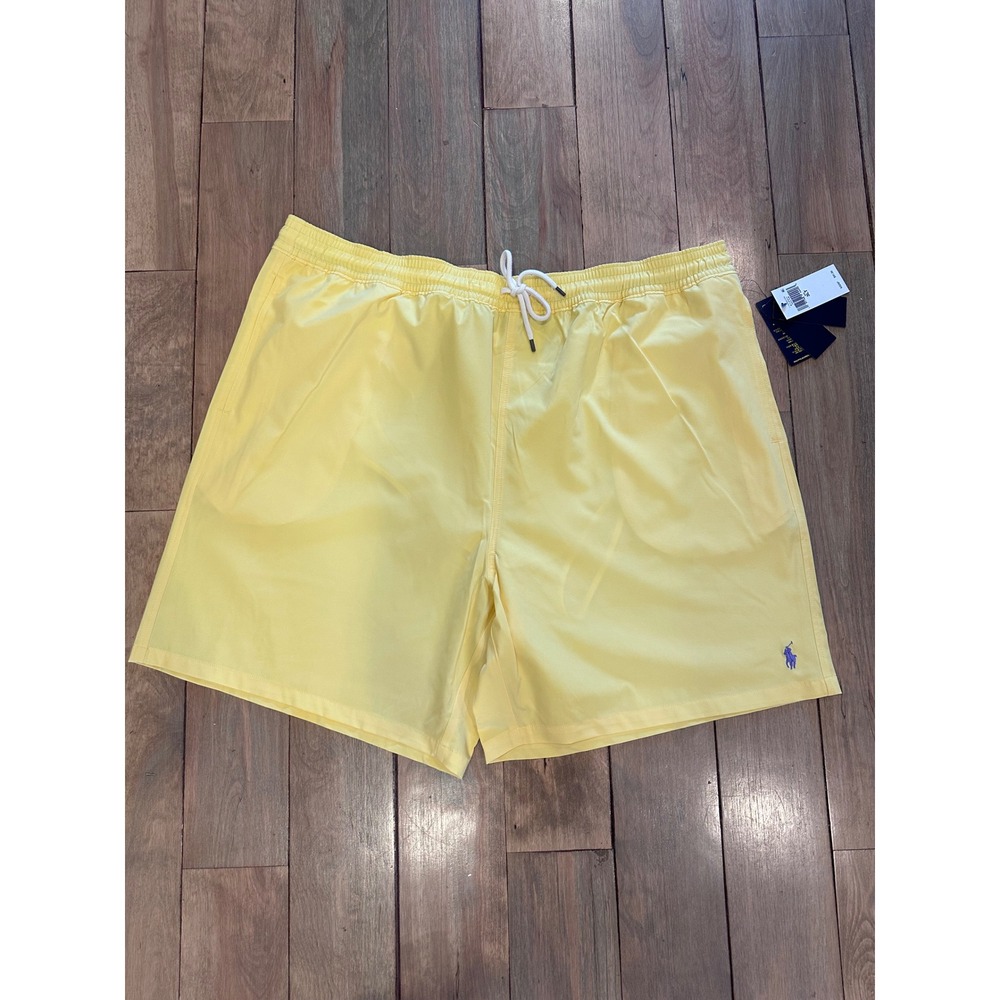 Polo Ralph Lauren Mens Oasis Yellow Swim Trunks Classic Fit 3XLT Big & Tall NWT